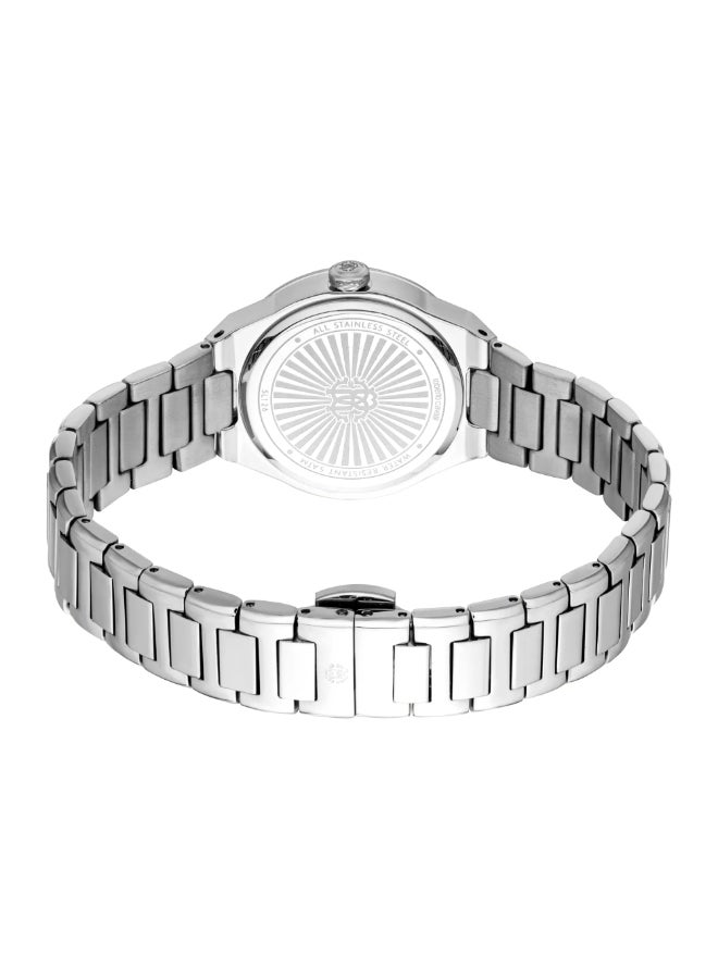 roberto cavalli روبرتو كافالي RC5L126M0015 - ساعة كوارتز نسائية من الفولاذ المقاوم للصدأ 3 عقارب - Image 3